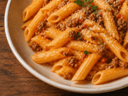 Macarrones a la Boloñesa