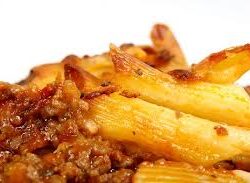 Macarrones a la Boloñesa