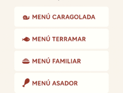 MENÚS ESPECIALES (Para 4 personas)